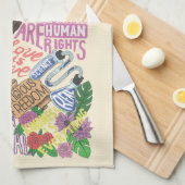 Kenji Kimura Kindness is alles keukenhanddoek (Quarter Fold)