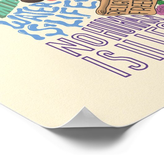 Kenji Kimura Kindness is alles Poster (Hoek)