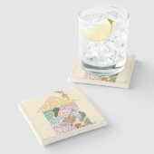 Kenji Kimura Kindness is alles stone Onderzetter (Zijkant)