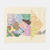 Kenji Kimura Kindness is alles wat er op de vuilni Fleece Deken (Voorkant (Horizontaal))