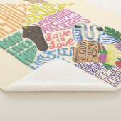 Kenji Kimura Kindness is alles wat Sherpa Blanket Sherpa Deken (3/4)