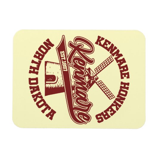 Kenmare, North Dakota Magneet (Horizontaal)