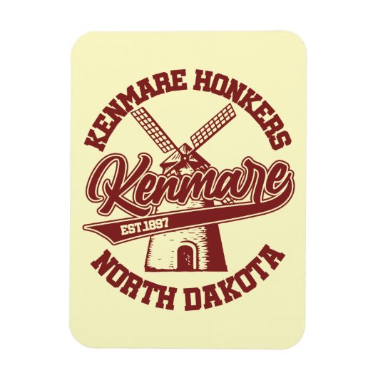 Kenmare, North Dakota Magneet (Verticaal)