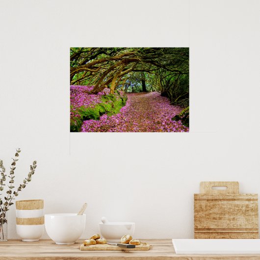Kenmare Rhododendron Tunnel - De.. - Gepersonalise Poster (Keuken)
