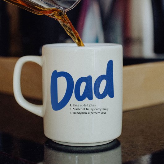 Kenmerken van Beste Papa Papa Vaders Dag Grote Koffiekop
