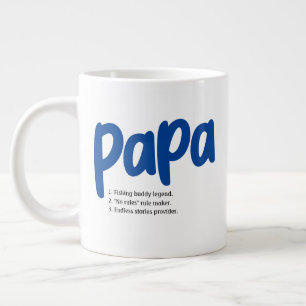 Kenmerken van de dag van de beste opa papa-vaders grote koffiekop