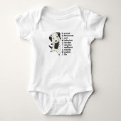 Kenmerken van de Dalmatische honden Cute Dog Romper (Voorkant)