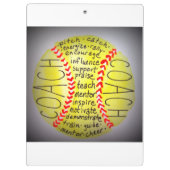 Kenmerken van een coach klembord (Achterkant)