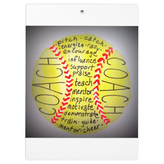 Kenmerken van een coach klembord (Achterkant)