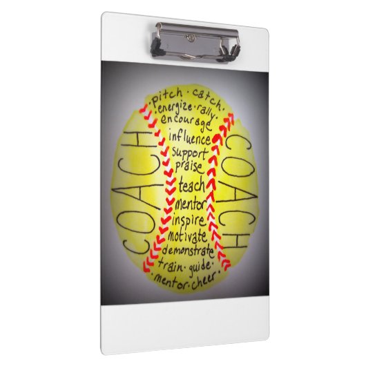 Kenmerken van een coach klembord (Rechts)