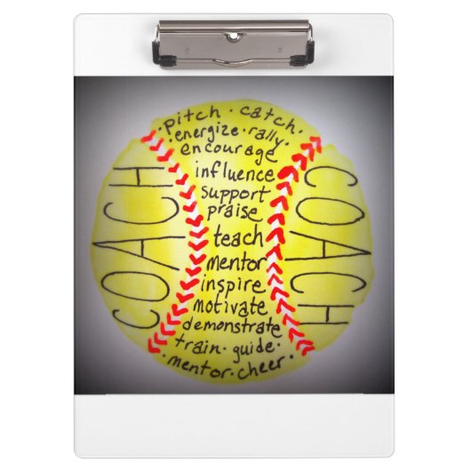 Kenmerken van een coach klembord (Voorkant)