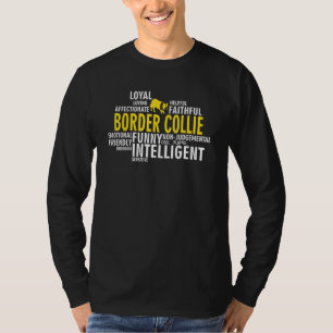 Kenmerken van het Border Collie-hondenras T-shirt