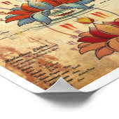 Kenmerken van kras - Contrastieve stijl Poster (Hoek)