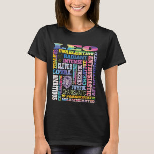 Kenmerken van Lee Zodiac Astrologie Teken Horos T-shirt