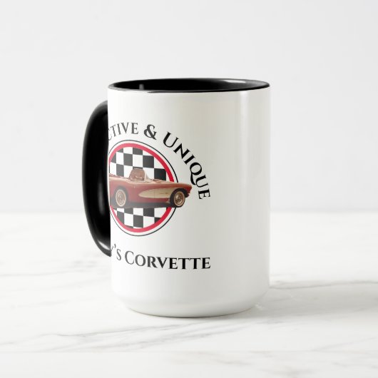 Kenmerkend & Uniek, Mijn Corvette Mok (Voorkant links)