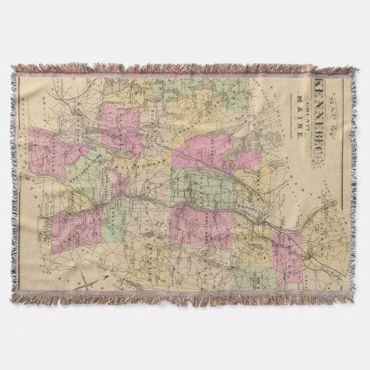 Kennebec County, Maine Deken (Voorkant)