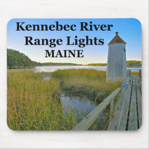 Kennebec River Range Lights, Maine Mousepad Muismat