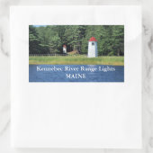 Kennebec River Range Lights, Maine Stickers (Tas)