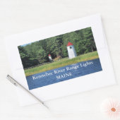 Kennebec River Range Lights, Maine Stickers (Envelop)