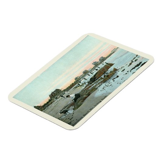 Kennebunk Beach, Maine 1915  Style Magneet (Linkerzijde)
