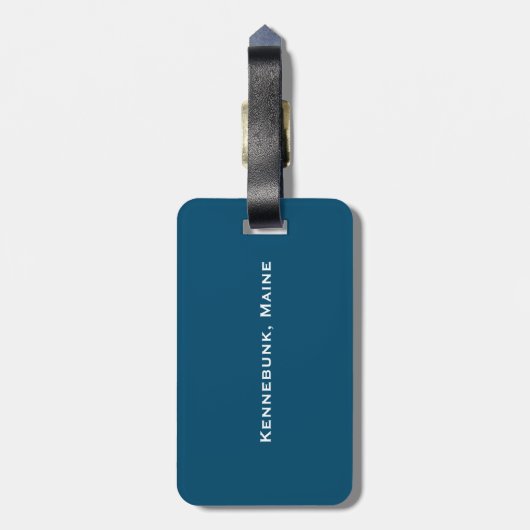 Kennebunk Beach, Maine  Cottages Foto Bagagelabel (Achterkant verticaal)