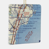 Kennebunk  kaart keramisch ornament (Rechts)