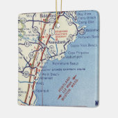 Kennebunk  kaart keramisch ornament (Links)