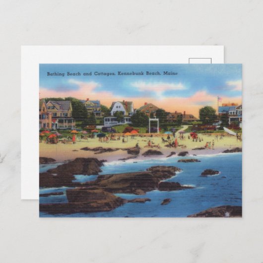 Kennebunk, Maine Briefkaart (Voorkant / Achterkant)