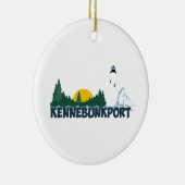 Kennebunkport. Keramisch Ornament (Rechts)