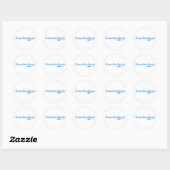 Kennebunkport Maine Classic Design Ronde Sticker (Vel)