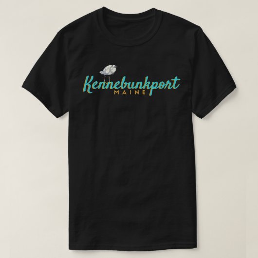 Kennebunkport , Maine Coastal Town Tee  T-shirt (Design voorkant)