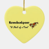 Kennebunkport Maine Keramisch Ornament (Achterkant)