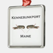 Kennebunkport Maine Lobsters Metalen Ornament (Links)