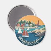 Kennebunkport Maine Magneet (Voorkant / Achterkant)