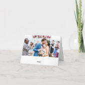 Kennebunkport Maine trouwfoto Bedankkaart (Achterkant)