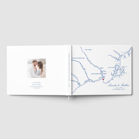 Kennebunkport Maine Wedding Gastenboek (Volledig)