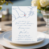 Kennebunkport ME Casual bruiloft repetitie diner Kaart