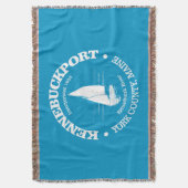 Kennebunkport (zeilboot) deken (Voorkant Verticaal)