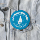 Kennebunkport (zeilboot) ronde button 4,0 cm (In situ)