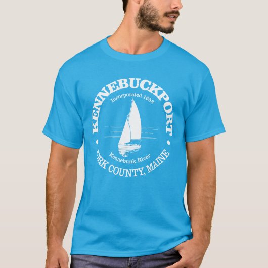 Kennebunkport (zeilboot) t-shirt (Voorkant)