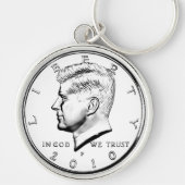 KENNED HALF DOLLAR SLEUTELHANGER (Voorkant)