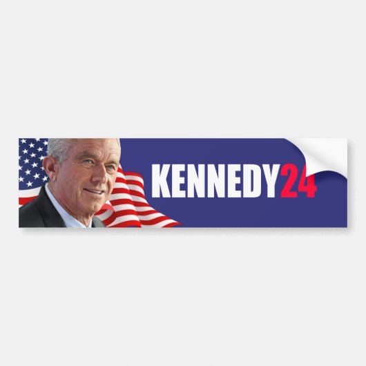 KENNEDY24 - Robert F Kennedy Jr voor President 202 Bumpersticker (Voorkant)