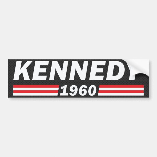 Kennedy 1960 (John F. Kennedy, JFK) Bumpersticker (Voorkant)