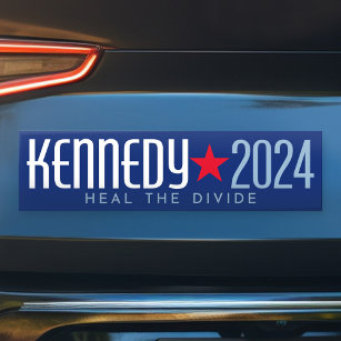 Kennedy 2024 Heal the Divide - rood blauw Bumpersticker
