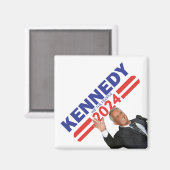 KENNEDY 2024 Magnet, RFK Jr voor President Magneet (Voorkant / Achterkant)