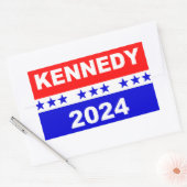 Kennedy 2024 rechthoekige sticker (Envelop)