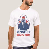 Kennedy 2024 RFK Jr voor President T-shirt (Voorkant)