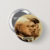 Kennedy Brothers Camelot Pin Ronde Button 5,7 Cm (Voorkant /achterkant)