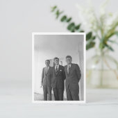 Kennedy Brothers, John, Ted, Robert Briefkaart (Staand voorkant)