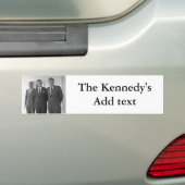 Kennedy Brothers, John, Ted, Robert Bumpersticker (Op auto)